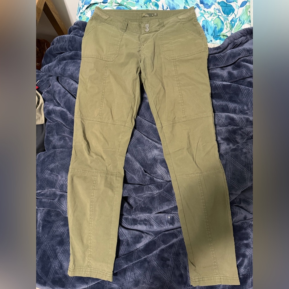 Olive Green Utility Skinny Prana size 6